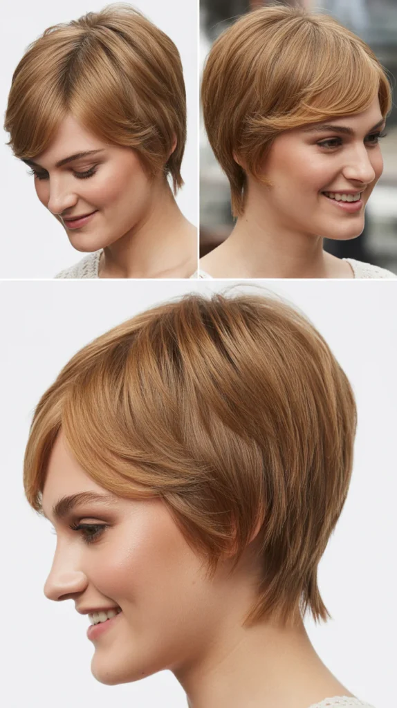 Short Wedge with Curved Layers