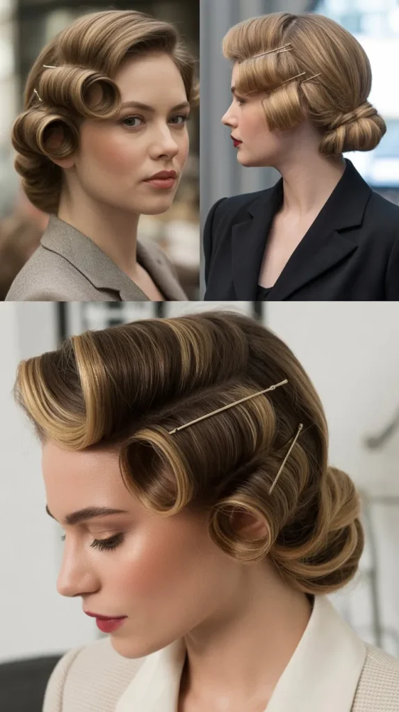  Pinned Barrel Curls Updo