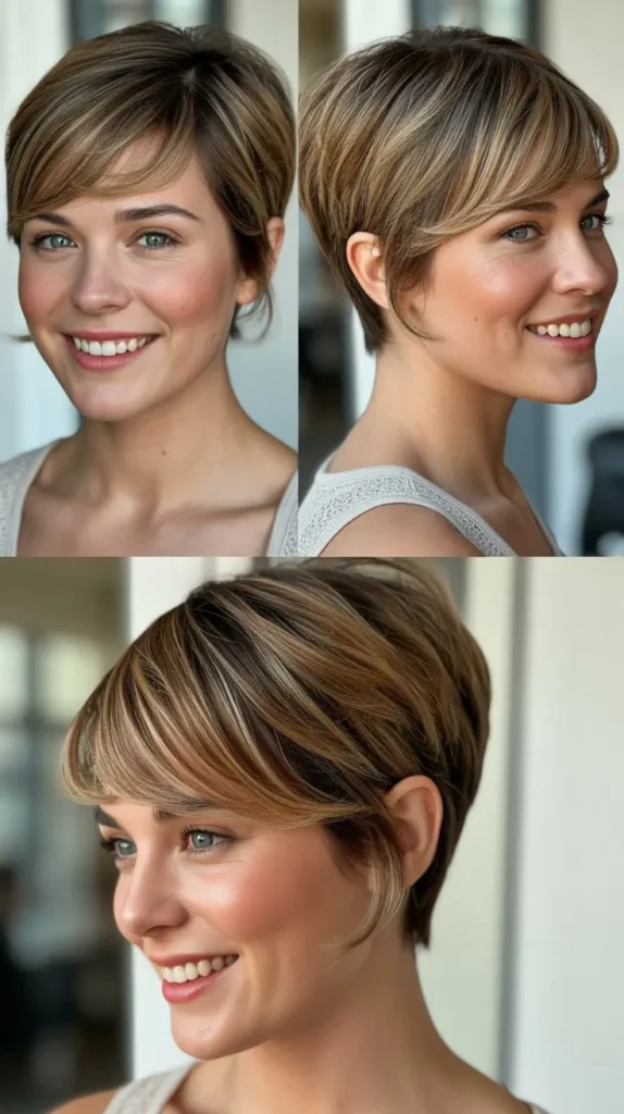 Wedge with Side Bangs