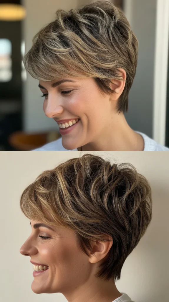 Messy Pixie Wedge