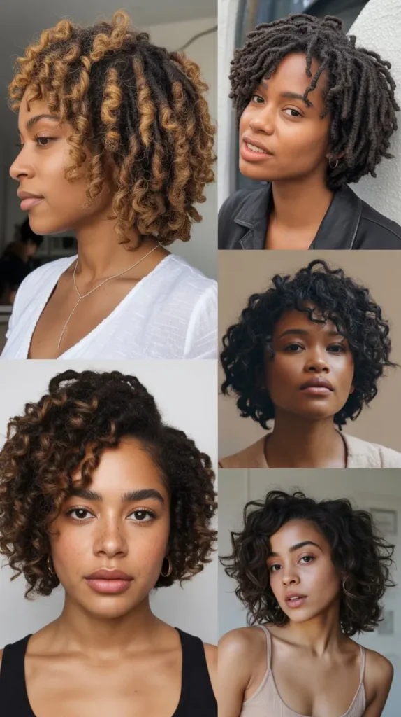  Loose Textured Short Locs