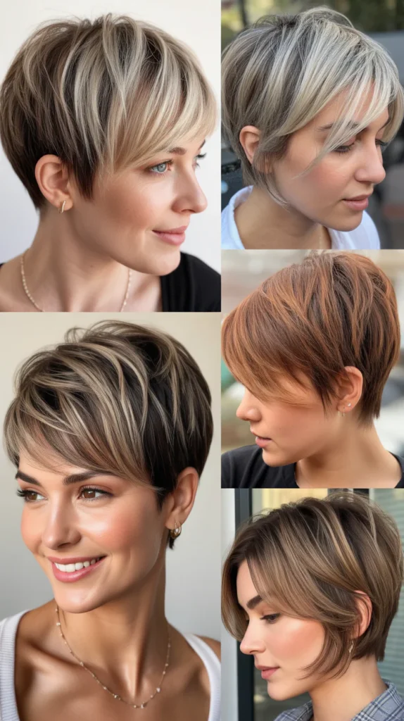 Pixie Wedge with Highlights