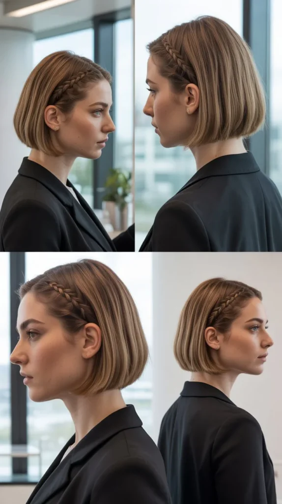 22. Invisible Braid Bob