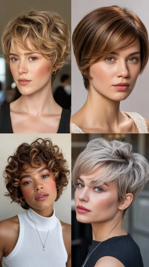 Elegant Pixie With Volume
