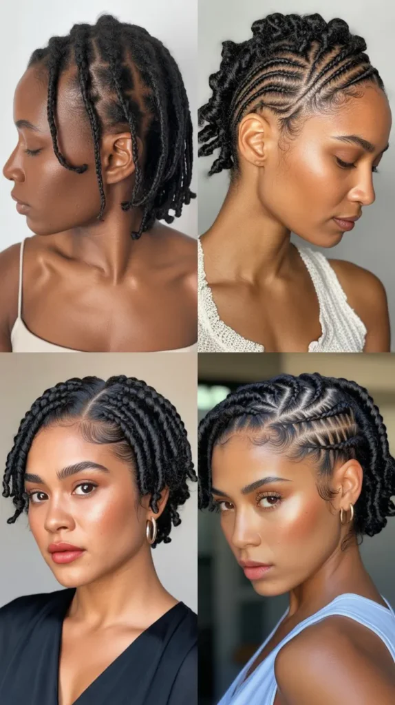 Short Loc Braided Style