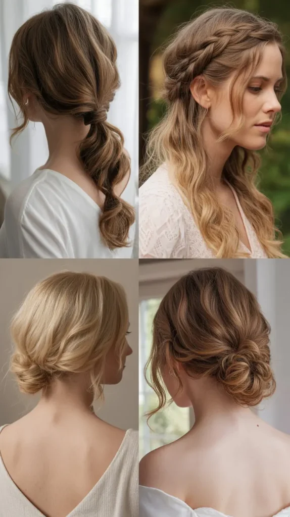  Low Twisted Ponytail