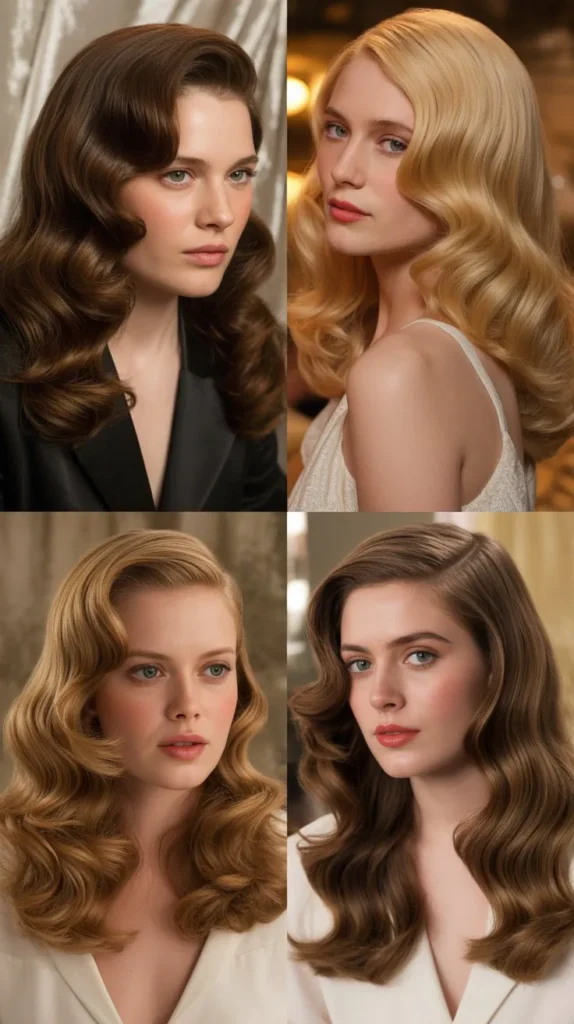 Side Part with a Deep Wave