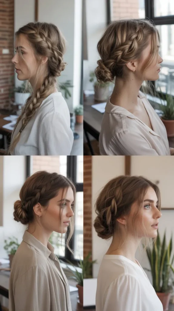 Boho Braided Updo