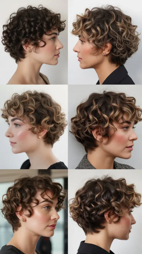 Stacked Curly Wedge