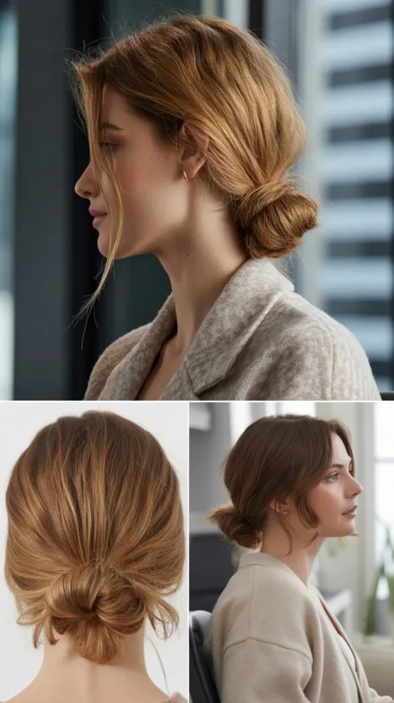 Knotted Half-Up Style