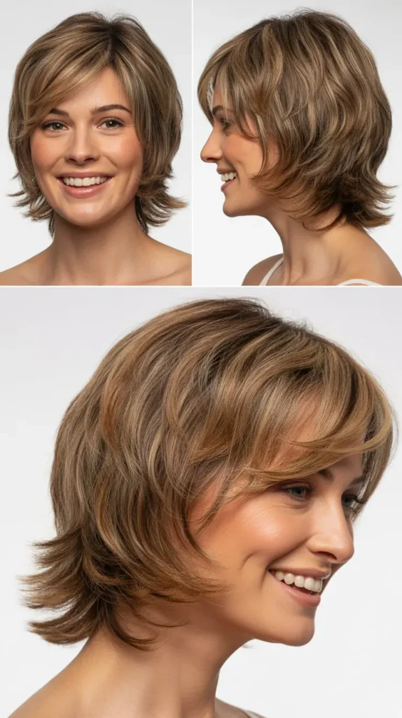 Wedge Shag Cut