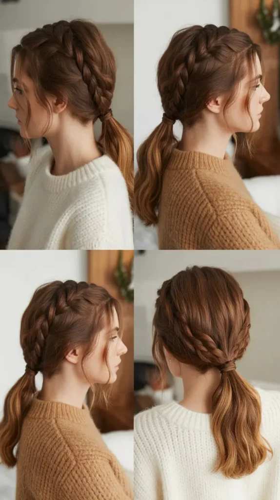 French Braid Ponytail