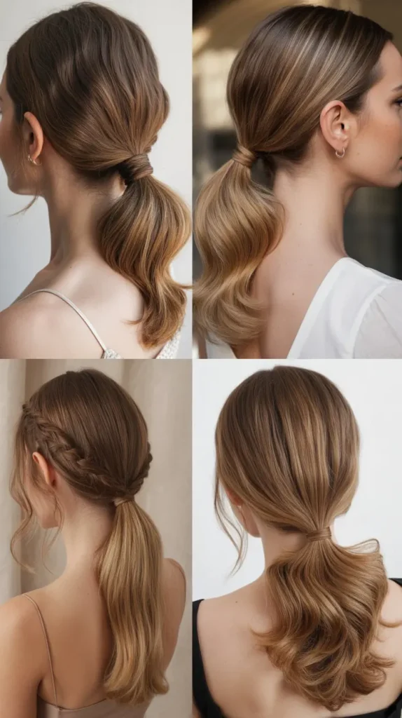 Sleek Romantic Ponytail