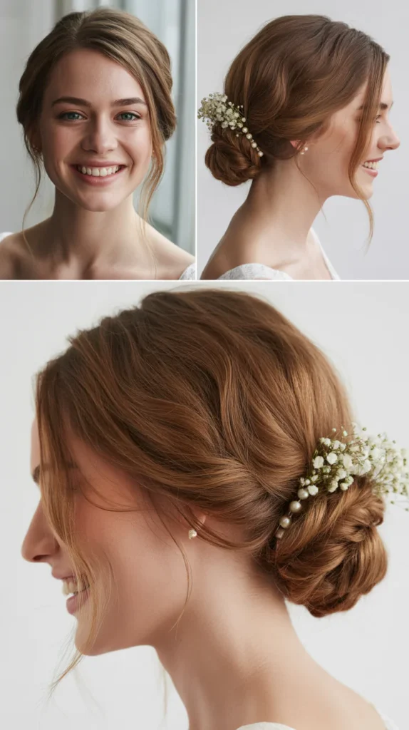 Loose Chignon for Short Hair