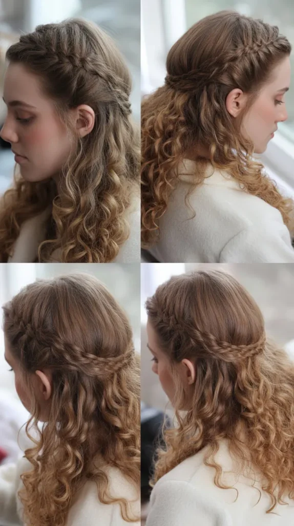 Braided Half-Up Hairstyle