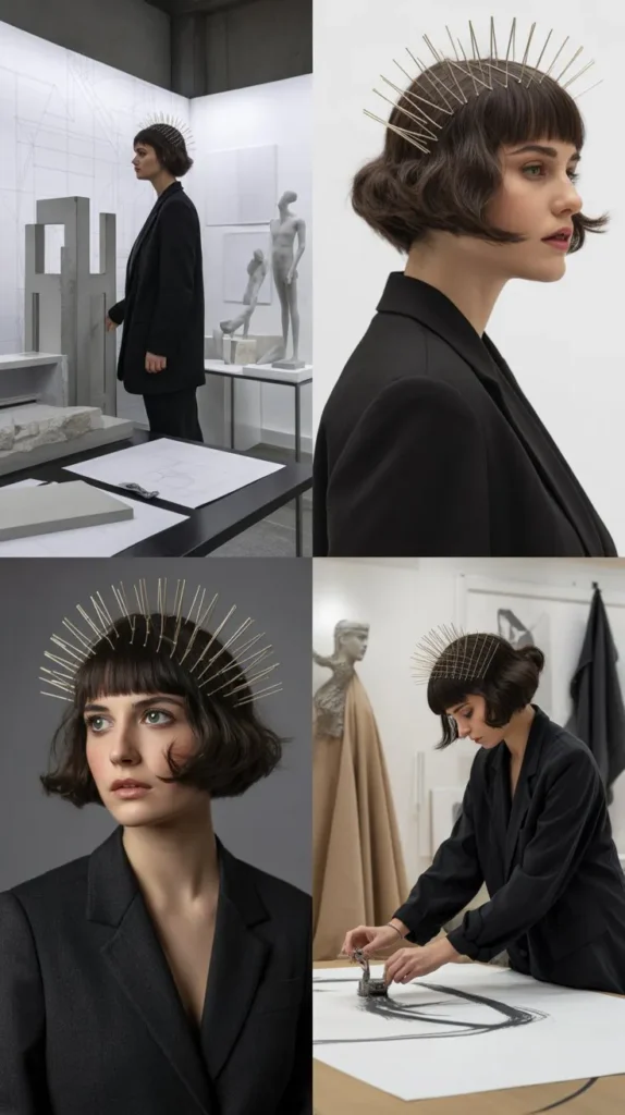 33. Pinned Crown Bob