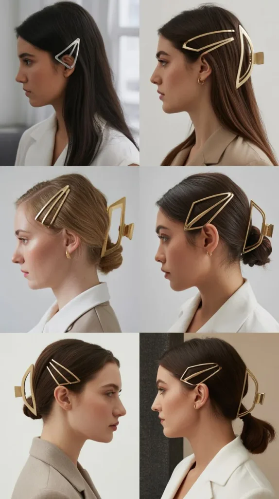 23. The Sculptural Curved Clip Style