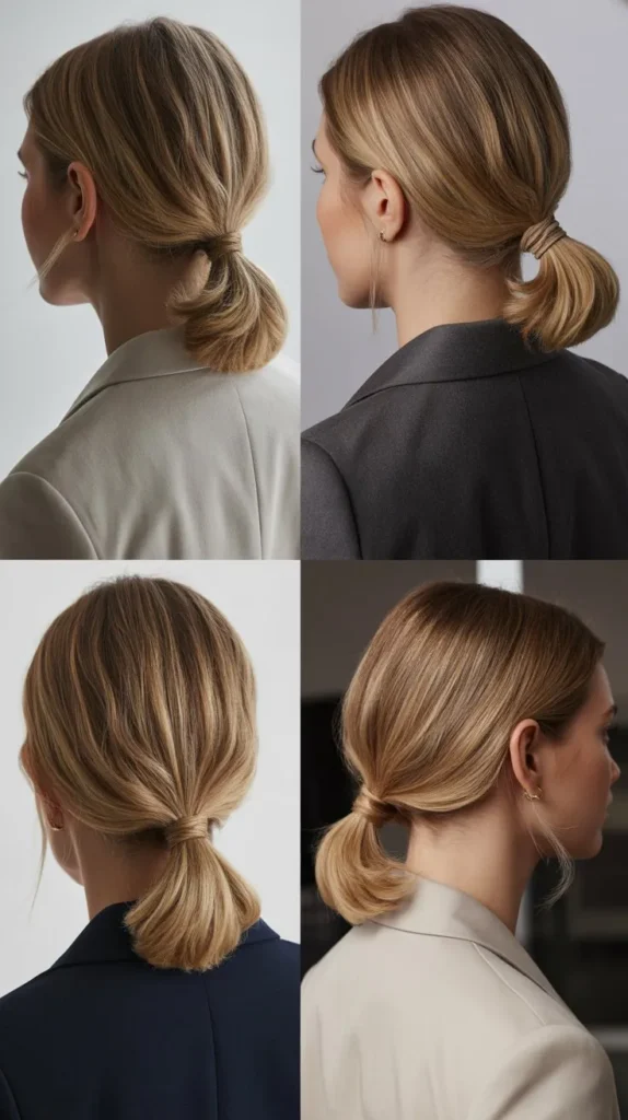 Twisted Low Ponytail