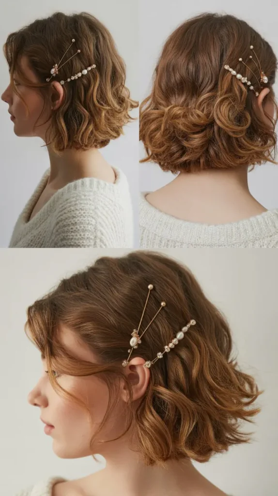 Classic Wedding Pixie with Veil