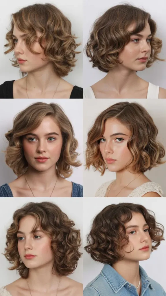 4. Textured Wavy Lob