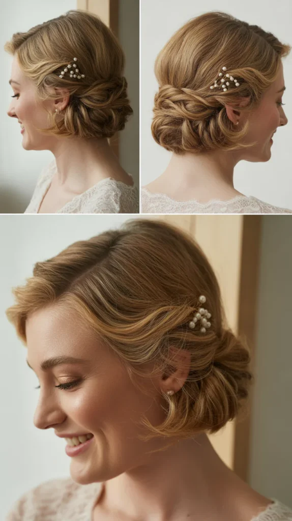 Twisted Half-Up Style