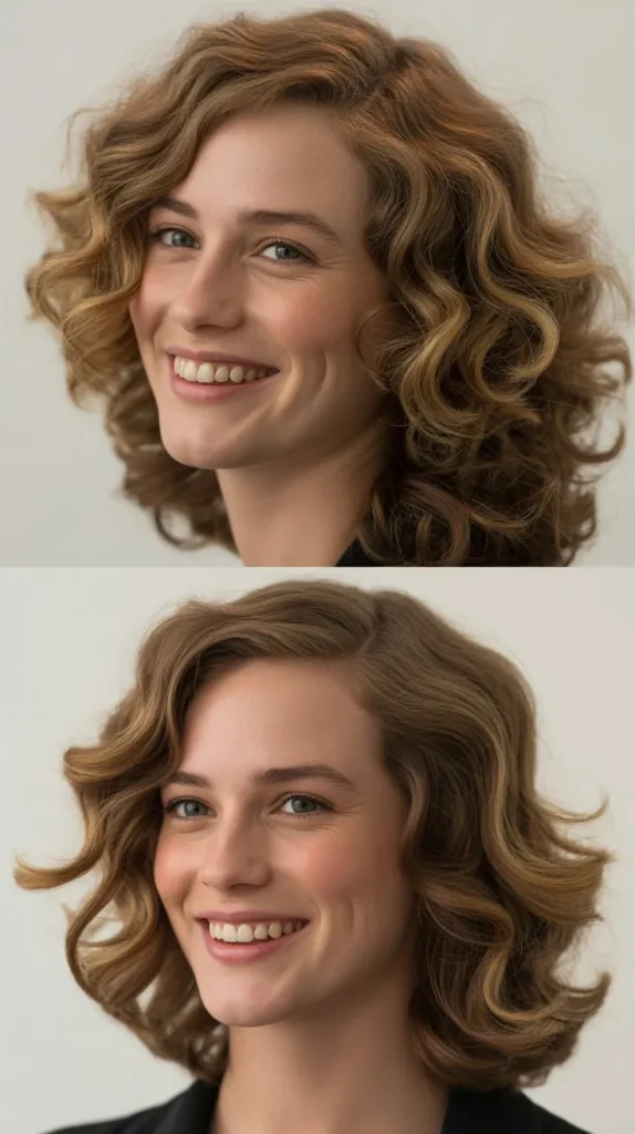 Face Framing Soft Curls