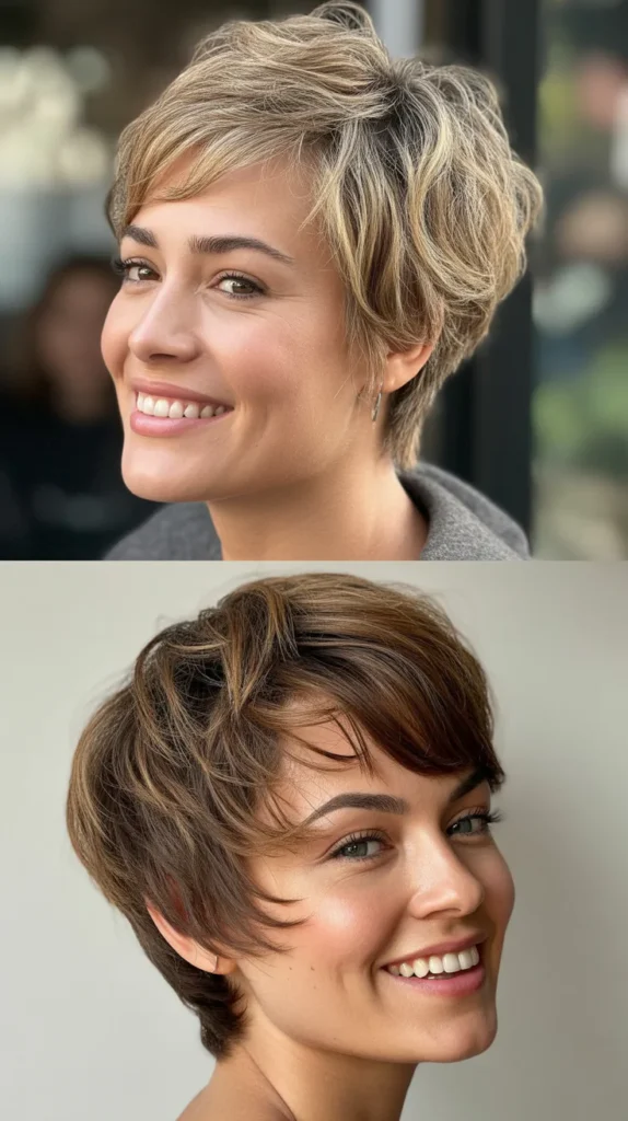 Tousled Pixie Wedge