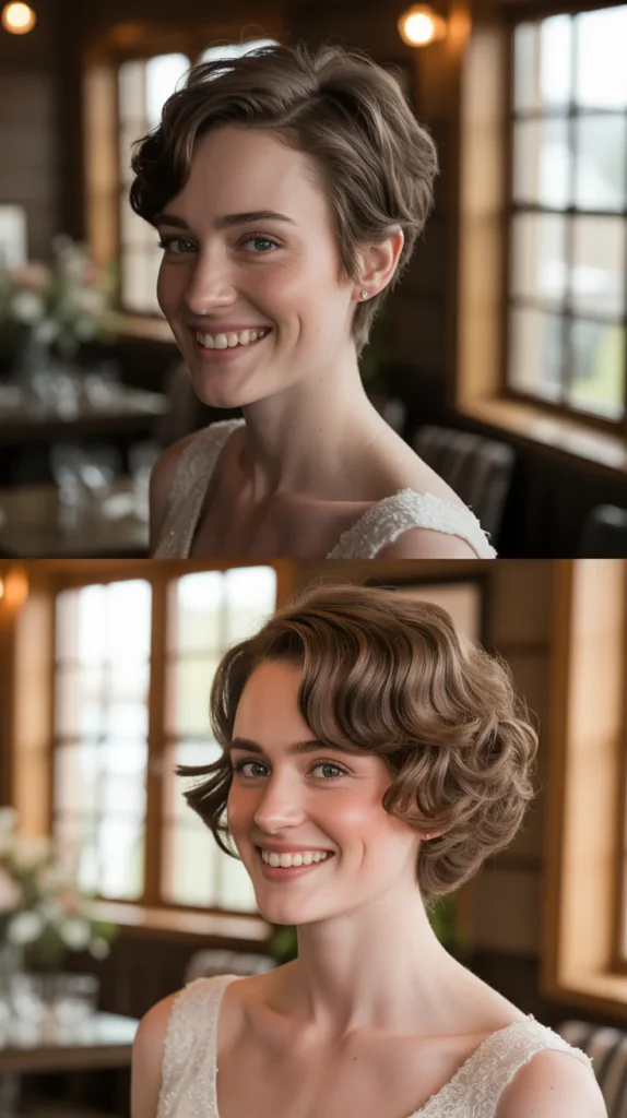 Pixie with Side Curls