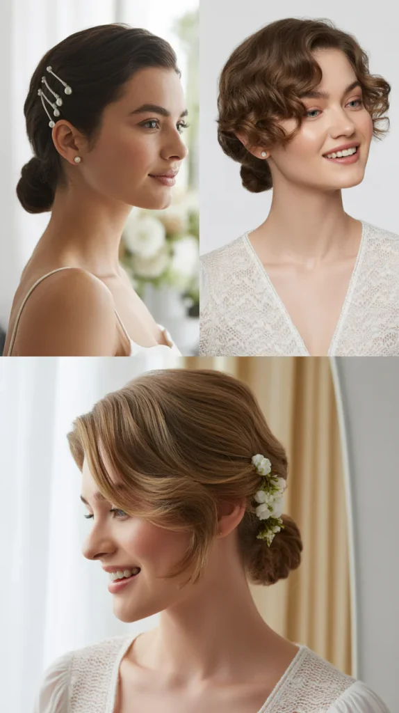 Short Hair with Mini Ponytail