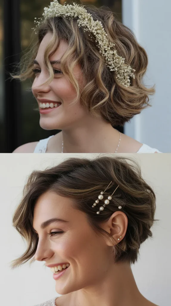 Boho-Inspired Short Hair
