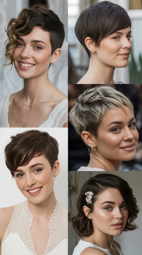 Textured Asymmetrical Pixie