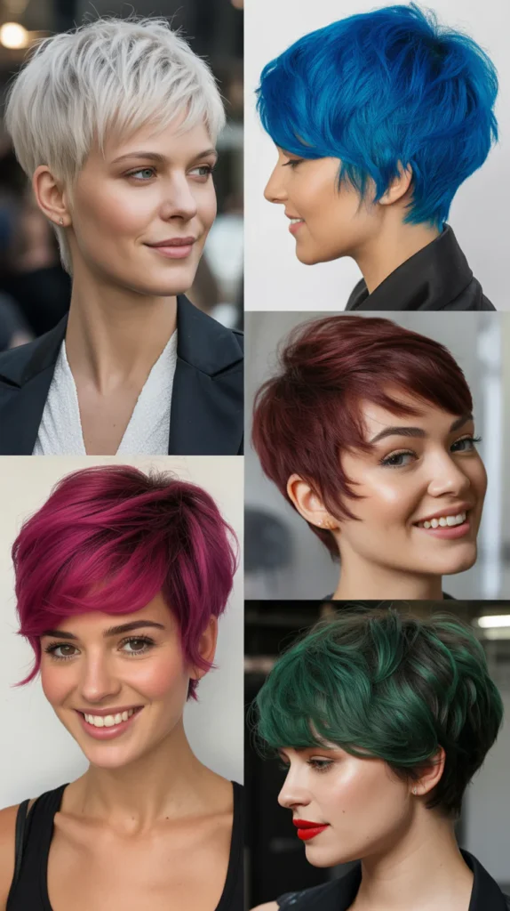 Sleek Side-Part Pixie Wedge