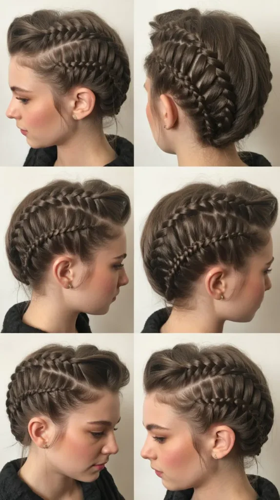 Braided Mohawk Style