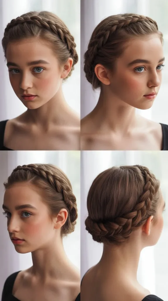  Halo Braided Updo