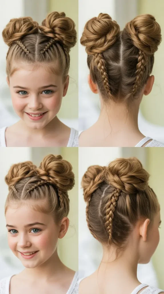 Braided Space Buns
