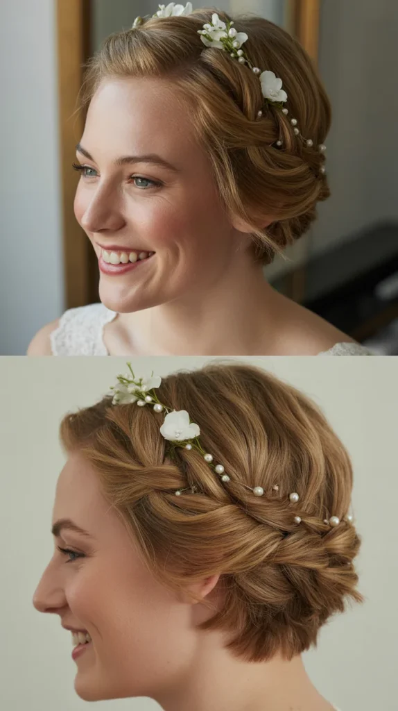 Mini Updo with Twists