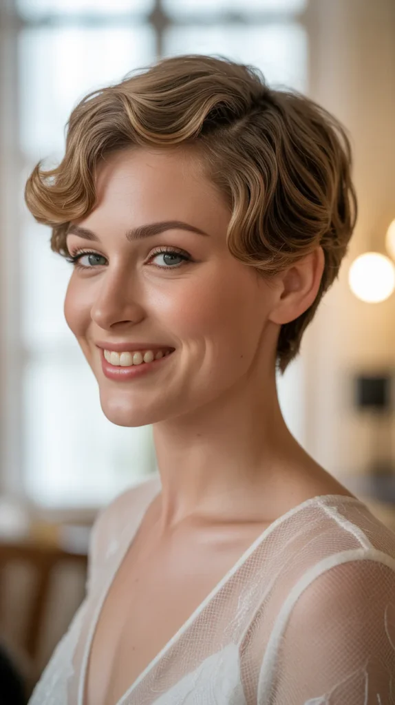 Classic Pixie Cut with Soft Waves