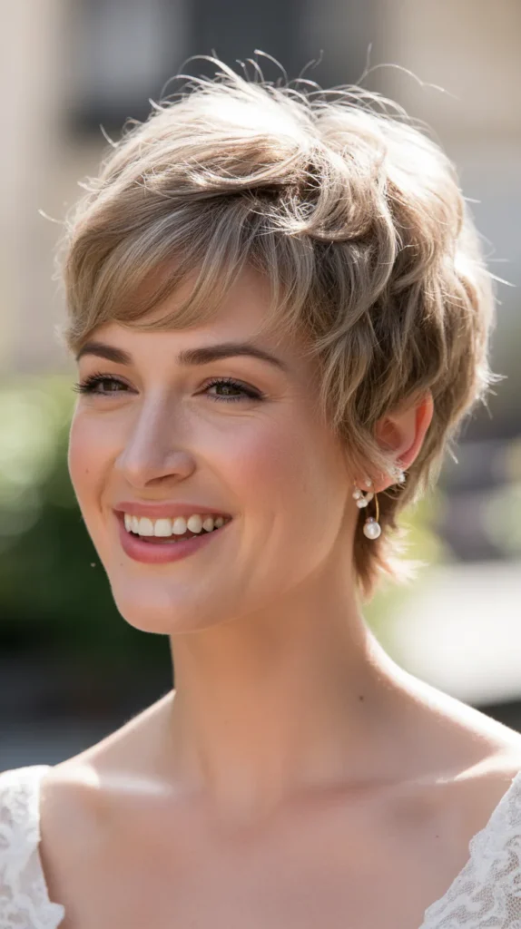  Textured Layered Pixie