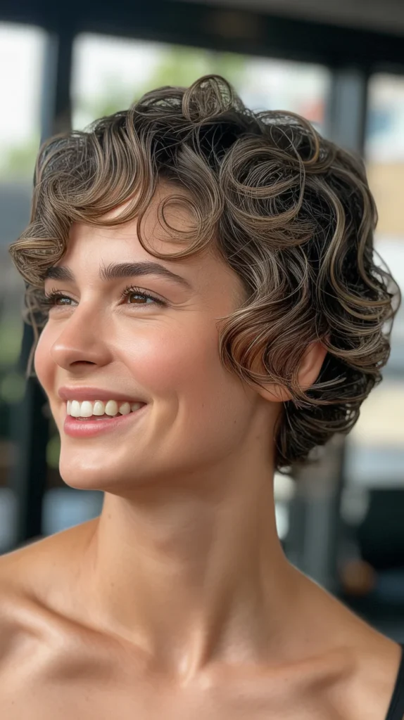 Curly Short Wedge