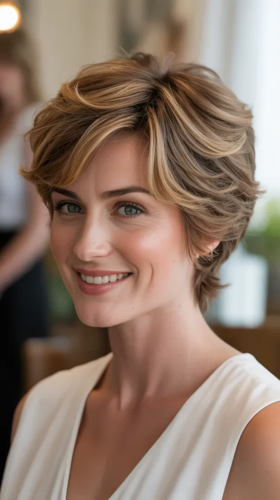 Textured Pixie with Volume