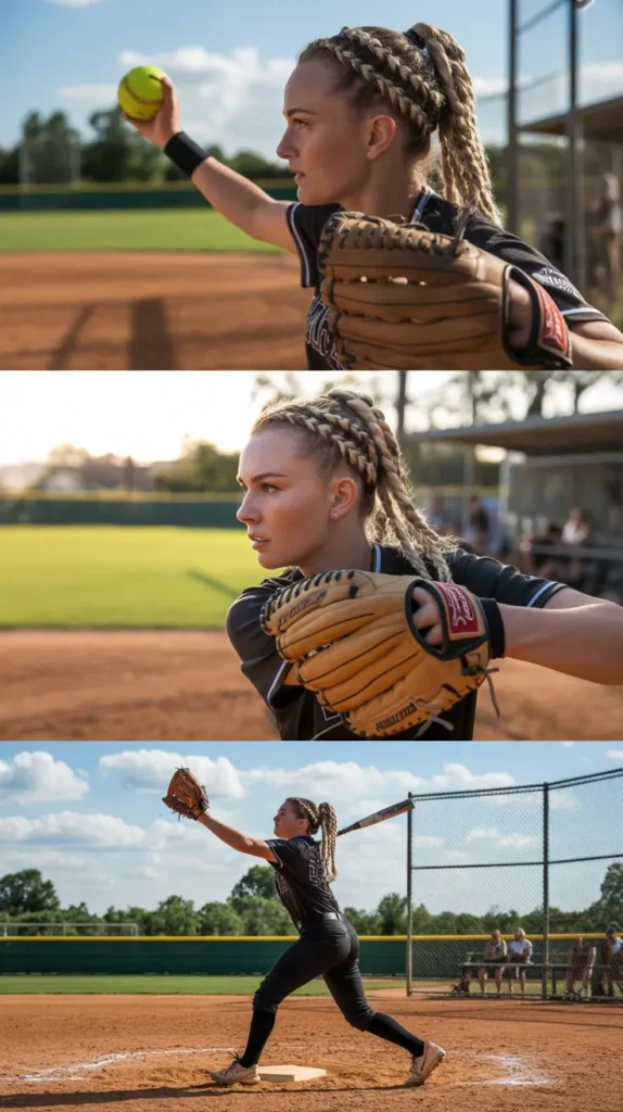 Goddess Braids Pulled Back