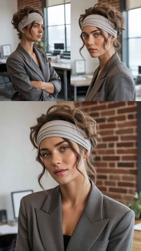 15. Double Headband Stacked Style