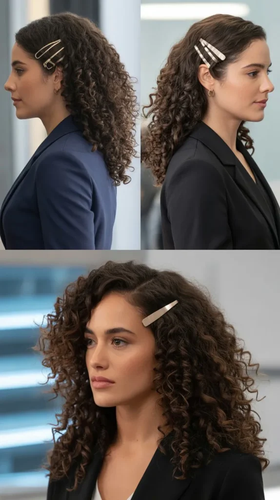 Pinned-Back Curly Sides