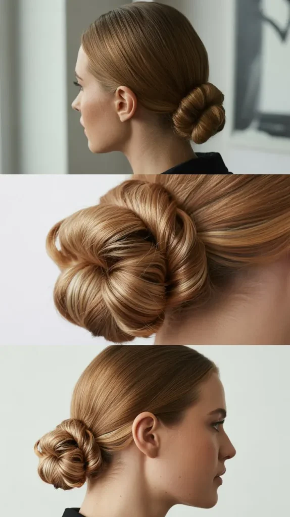 . The Low Twisted Bun