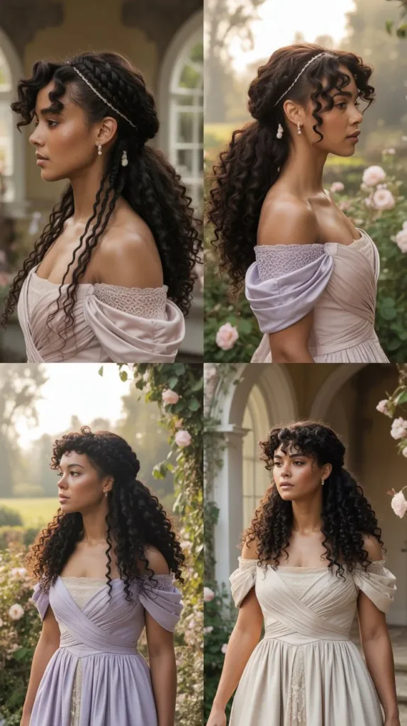 14. Waterfall Braid with Curls