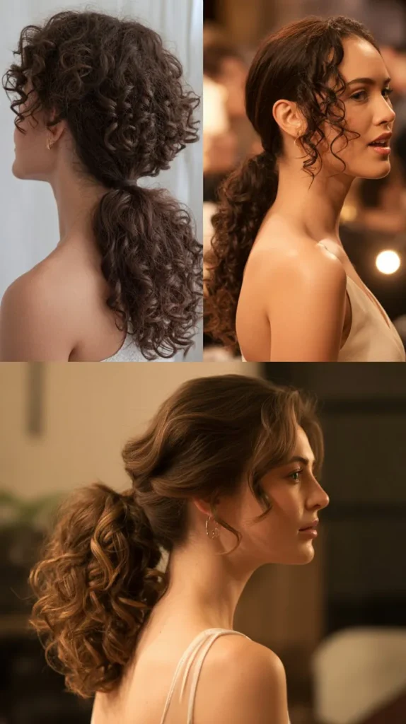 Romantic Curly Ponytail
