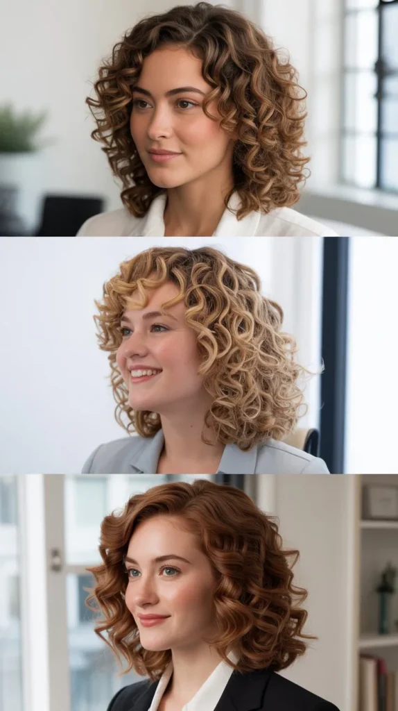 Curly Blowout with Diffuser