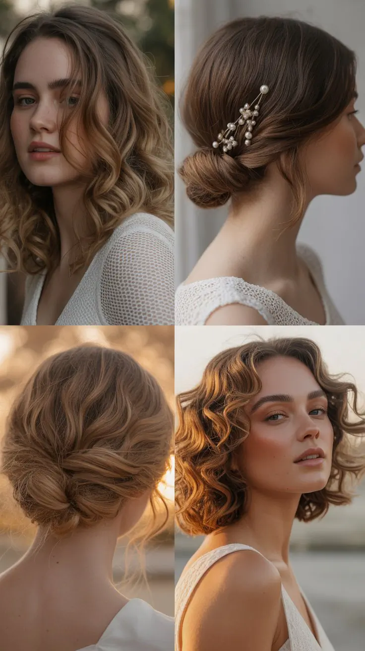 Medium Romantic Hairstyles for Dreamy Date Nights
