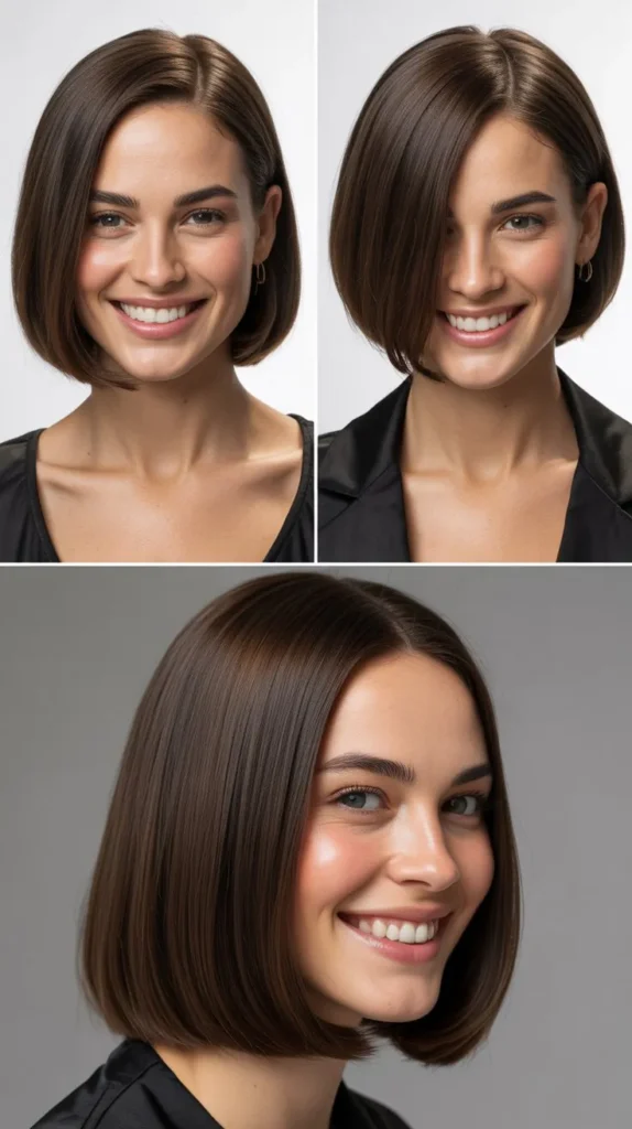 Soft Curtain Bang Bob