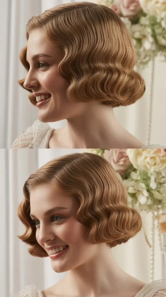 Vintage Finger Waves Bob